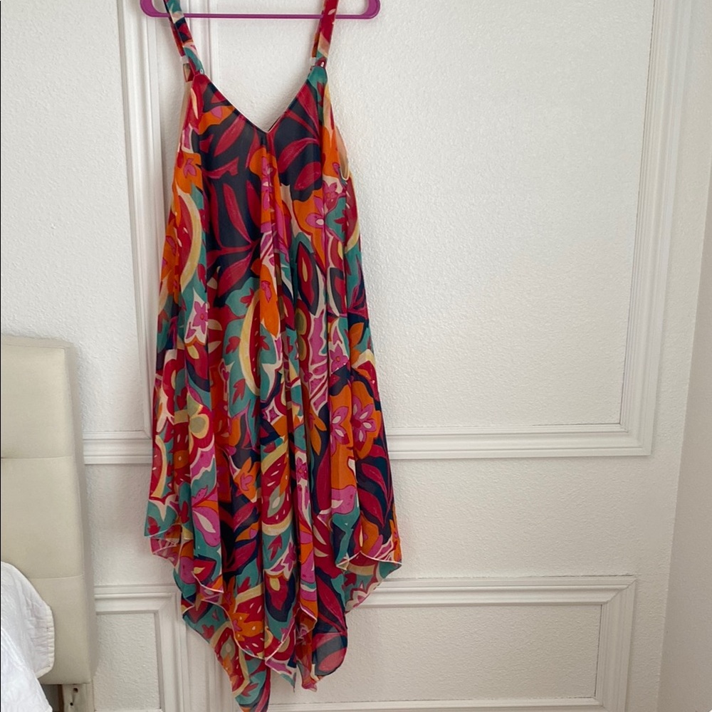 Vibrant Multicolor Floral Dress